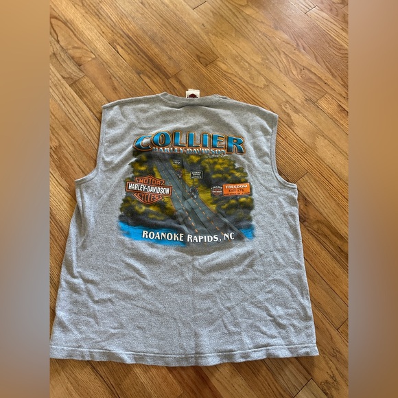 Harley-Davidson Adult Gray Sleeveless Tank Top XL - Picture 2 of 5